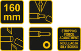 Replės laidų valymui | automatinės | 0,2-6 mm² (45160)