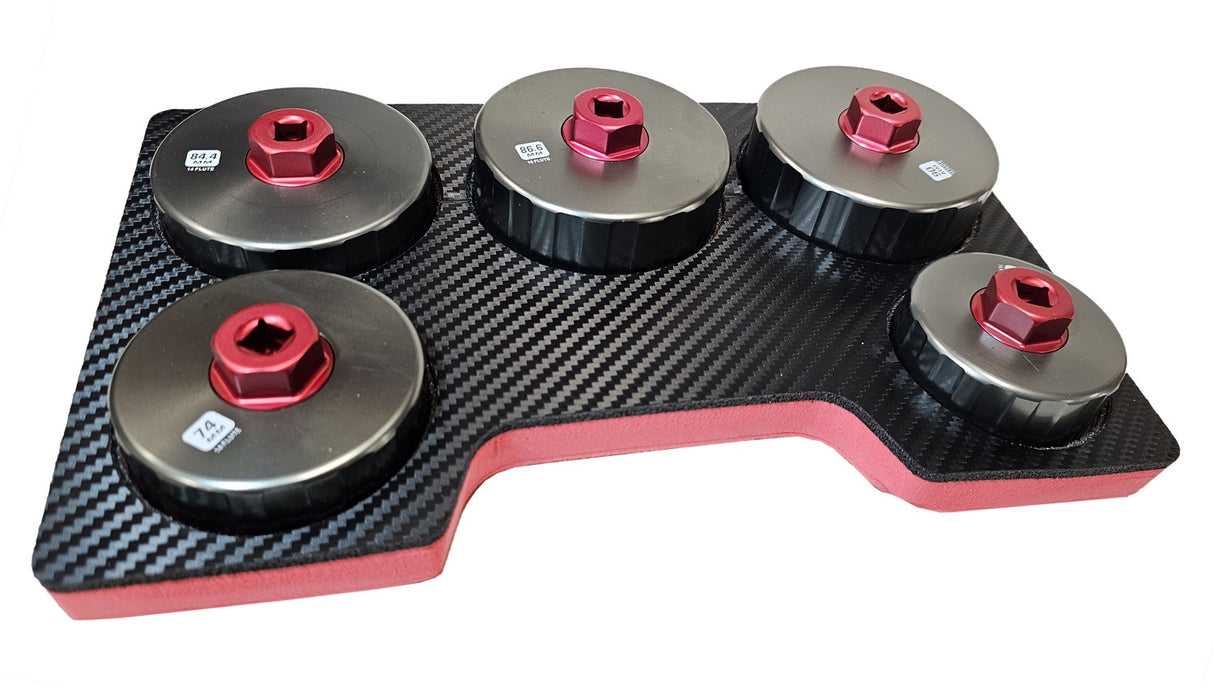 Tepalo filtro raktų rinkinys | aliuminis | 5 vnt. (AFW5S)