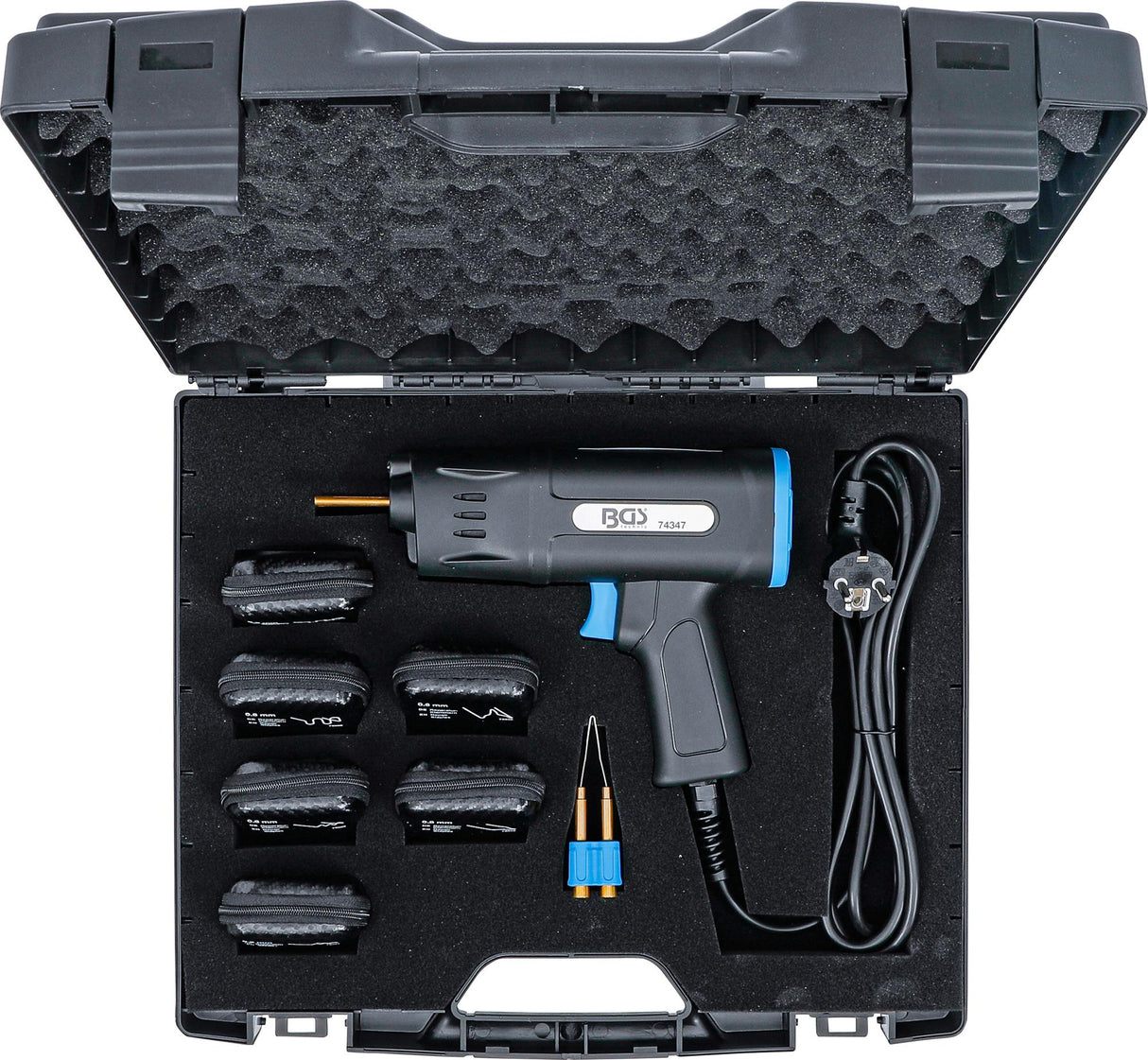 Karšto segiklio rinkinys plastikui taisyti (74347)