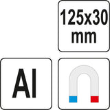 Spaustuvų lūpų apsaugos gumuotos | Aliuminis | 125 mm | 2 vnt. (YT-65002)