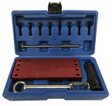 Variklio fiksavimo įrankių rinkinys | Mercedes-Benz |  M157/M276/M278 su T100 ir purkštukų nuėmėju (CRP7S)