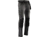 Darbinės kelnės | elastiniai džinsai | pilki | L/XL dydis (YT-79063)