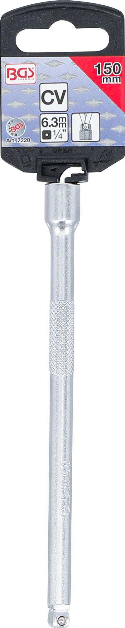 Ilgintuvas galvutei šarnyrinis | 6.3 mm (1/4") | 150 mm (2220)