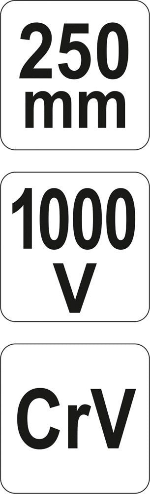 Replės aukštos įtampos laidams perstatomos 250mm, VDE 1000V (YT-21161)