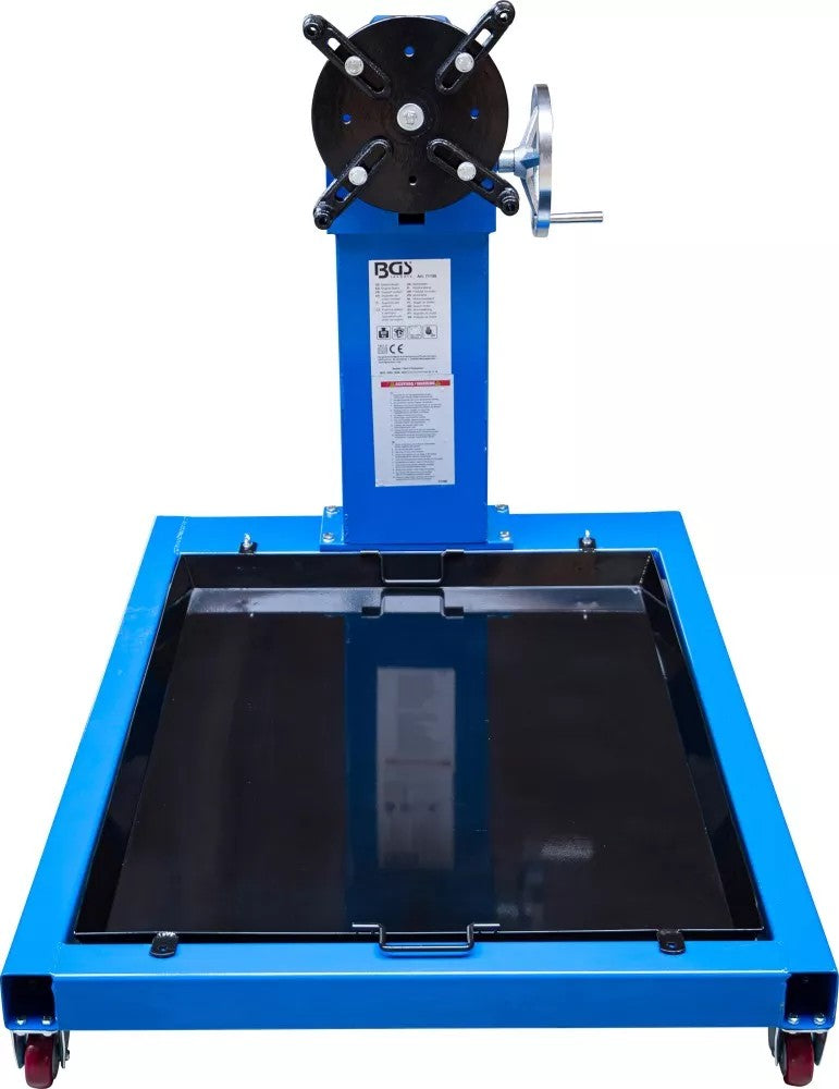 Stendas varikliui su įrankių dėklu | Heavy Duty | 800 kg (71100)