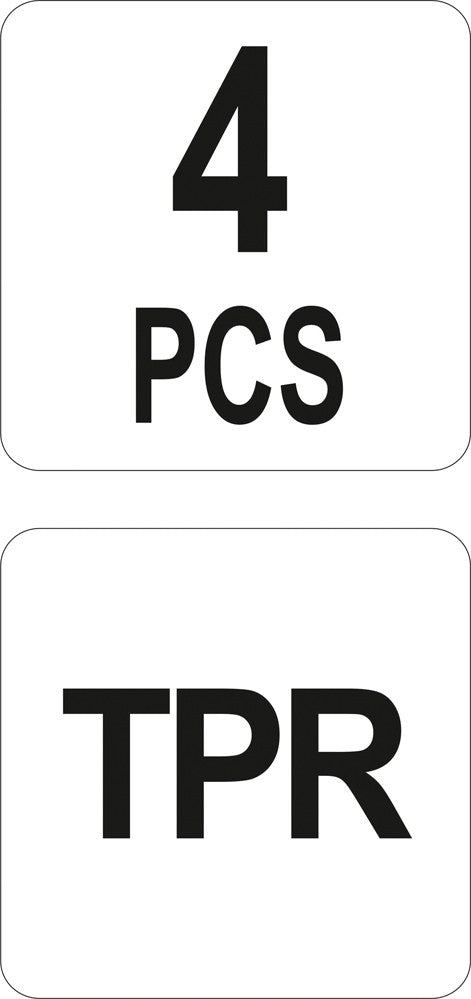 Silikoninių špakliuočių/mentelių rinkinys su šepetėliu su gramdikliu | 4 vnt. (YT-52621)