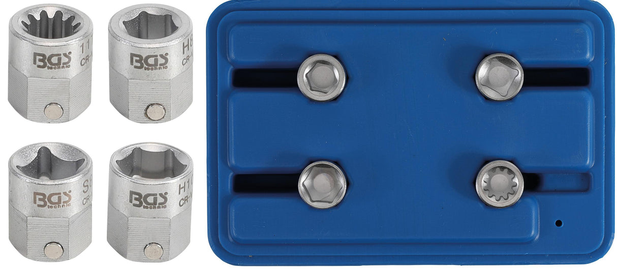 Pentagon galvučių rinkinys stabdžių remontui 4 vnt. | magnetinės (9412)