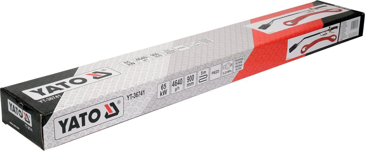 Dujinis degiklis su žarna | piezzo | 900 mm (YT-36741)