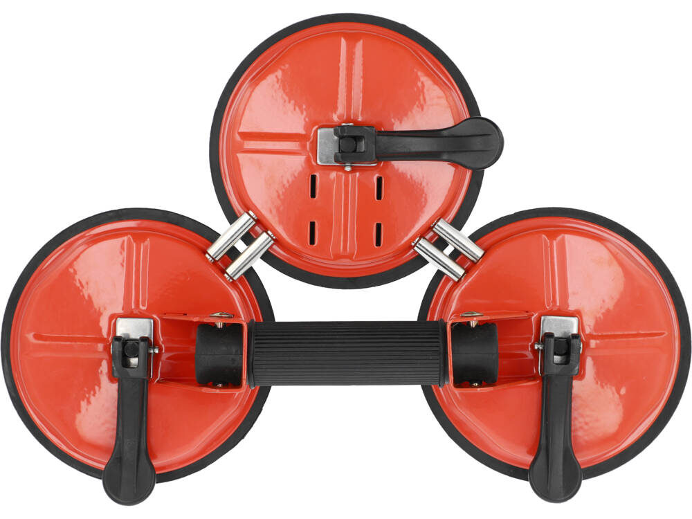 Stiklo kėliklis trigubas | prisiurbtukas | 3 x Ø 150 mm (YT-37239)