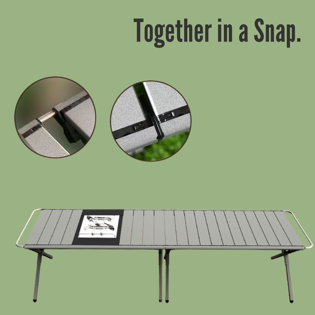 Sulankstomas stovyklavimo stalas / prekystalis (LZ012)