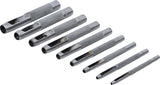 Skylių išmušėjų komplektas | 2,5-10 mm | 9 vnt. (50619)