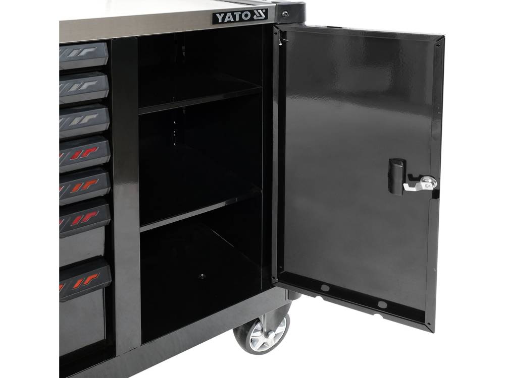 Įrankių spintelė ant ratukų | 7 stalčiai / 1 durelės (YT-09033)