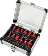 Frezų medžiui rinkinys | Ø 6 mm | 12 vnt. (YT-68006)