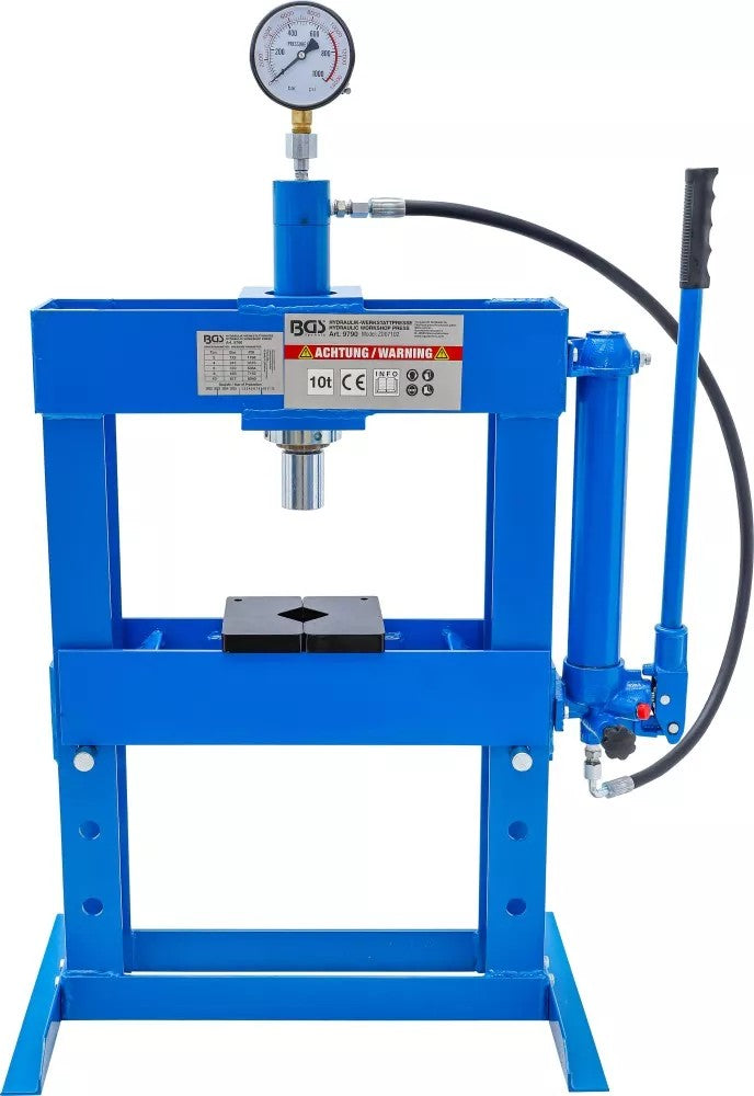Hidraulinis presas su manometru | 10 t (9790)