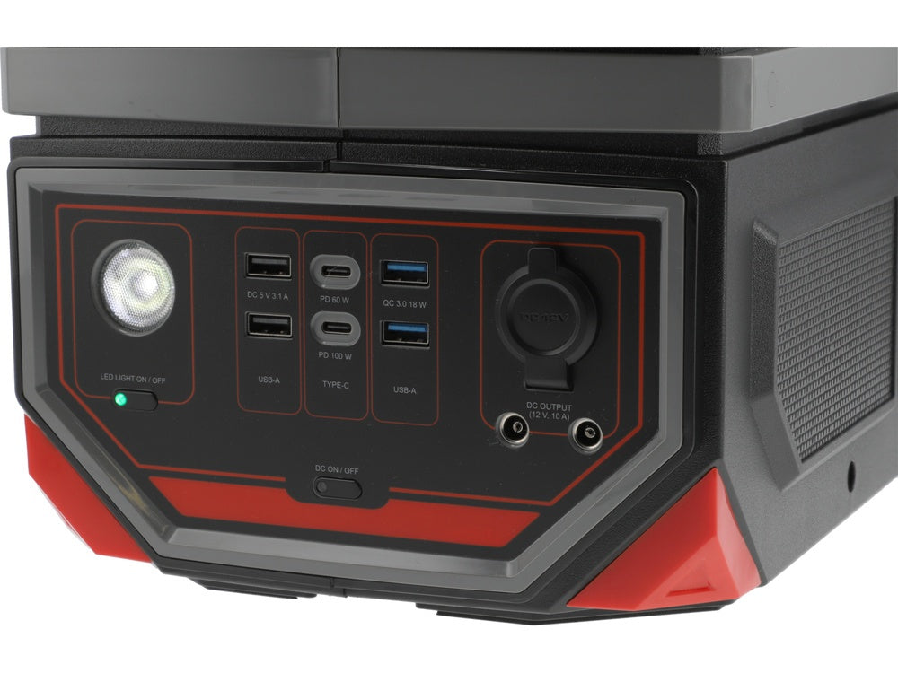 Nešiojama maitinimo stotis 1200 W SU UPS, 917 WH, 230 V, USB-C PD | power bank (YT-83092)