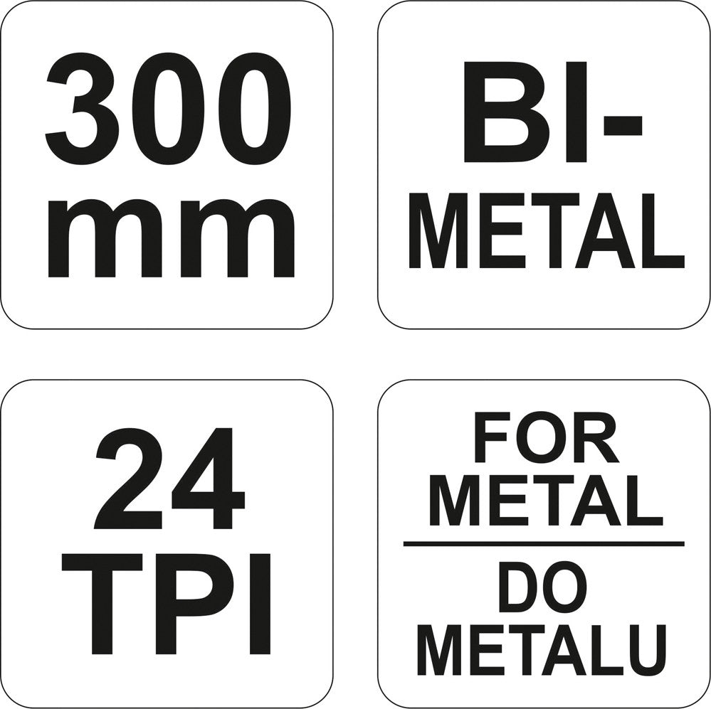 Pjūklas metalui 300mm (YT-3163)
