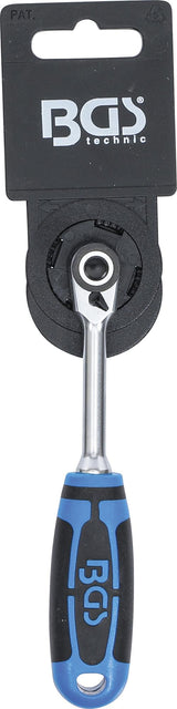Rankena galvutėms terkšlinė | smulkūs dantukai / siaura galvutė | 6.3 mm (1/4") (610)