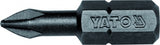 Бита крестовая 1/4"x25mm, размер PH1, S2 50 шт.