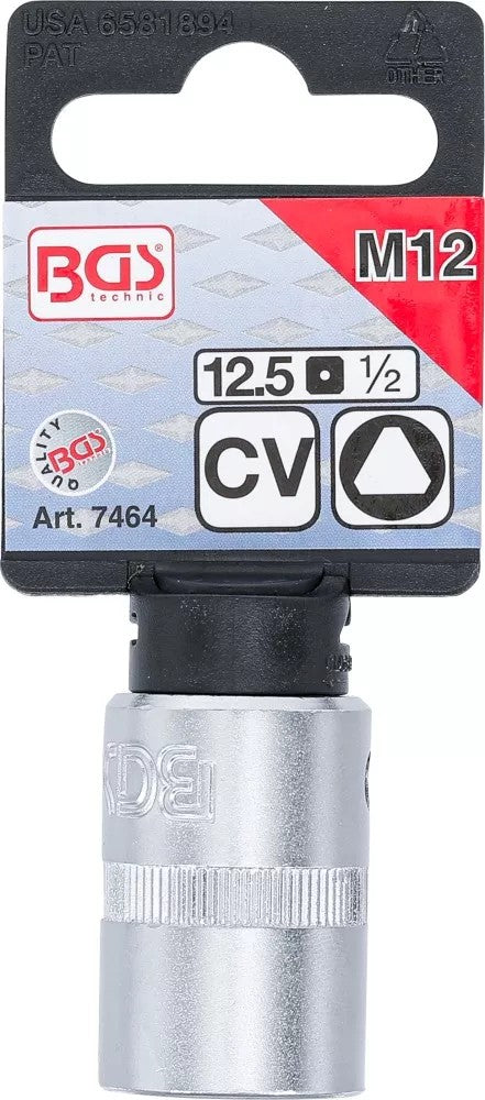 Trikampė galvutė įpurškimo siurblio remontui M12 (16,5 mm) (7464)