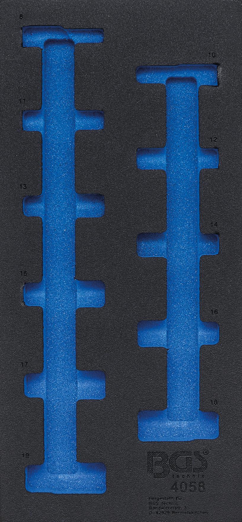 Įrankių dėklas 1/3, tuščias | 4058 pozicijai (4058-1)