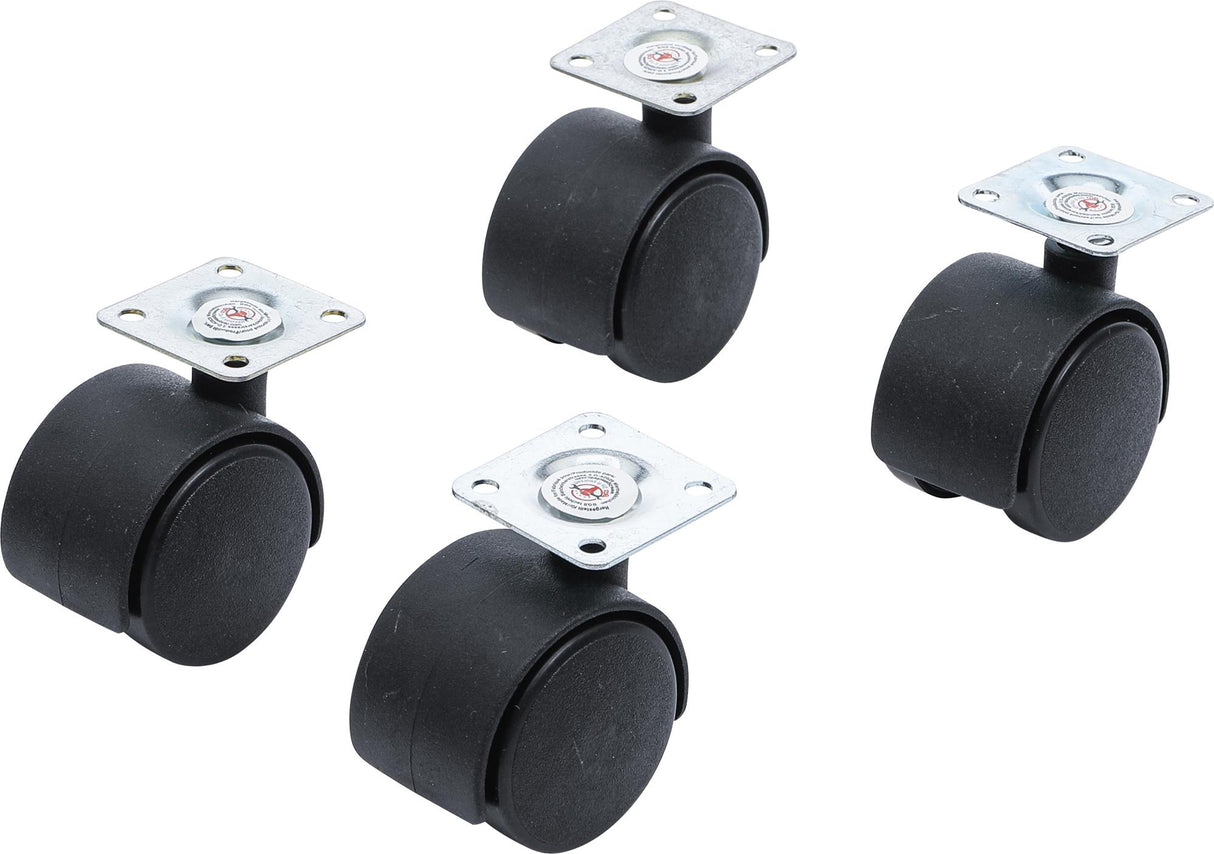 Dvigubi pasukami ratukai | Ø 40 mm | 4 vnt. (80332)