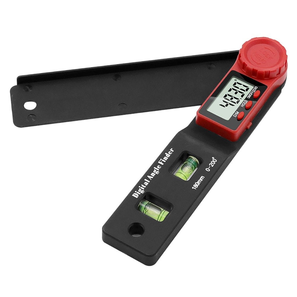 Daugiafunkcinė skaitmeninė kampinė liniuotė / gulsčiukas | 2 viename (DAR2)