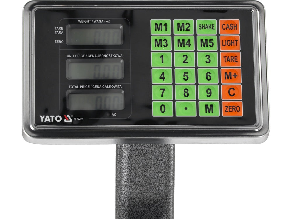 Elektroninės platforminės svarstyklės 150 kg/50g paklaida (YT-73280)