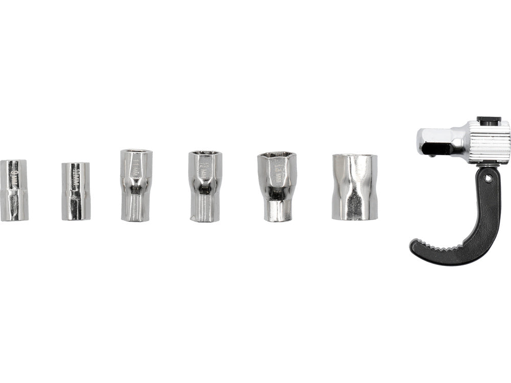 Specialus raktas santechnikos darbams | su galvutėmis | 8 in 1 (YT-24781)