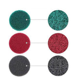 Poliravimo padų rinkinys | Ø 115 mm | 11 vnt. (BW1011)