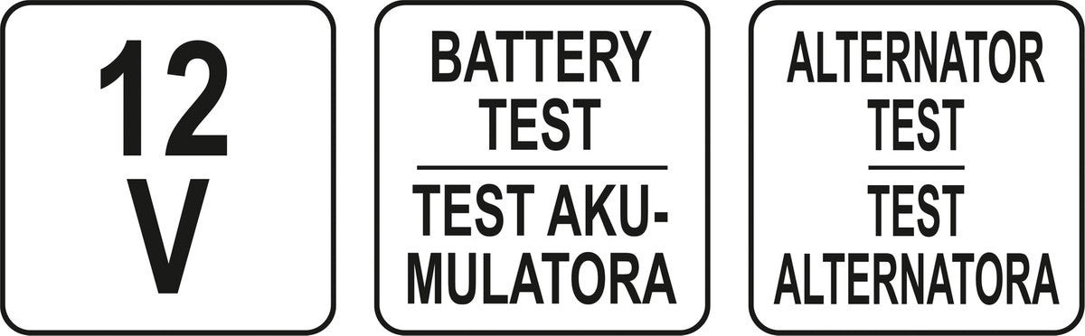 Akumuliatoriaus ir generatoriaus testeris (81741)