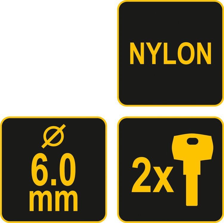 Spyna pakabinama | 45mm | atspari vandeniui | Nylon (77100)