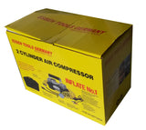 Oro kompresorius 2x30mm cilindrai, PU žarna 12V (BST1023-1)