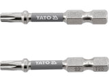 Antgaliai | 6,3 mm (1/4") | S2 Ni | T-Star (Torx) T25 | 50 mm | 2 vnt. (YT-78034)