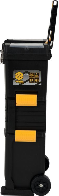 Dėžė įrankiams su ratukais | 3-jų dalių (78736)