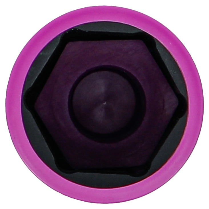 Galvutė smūginė ilga plonasienė | su plastikine apsauga | 12,5 mm (1/2") | 21.5 mm (7326)