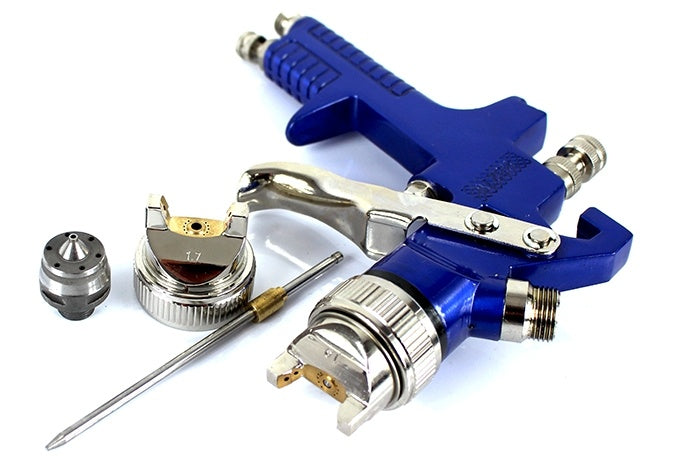 Краскопульт | HVLP | 600 см³ | Ø 1.4 mm / Ø 1.7 mm | набор 3 в 1