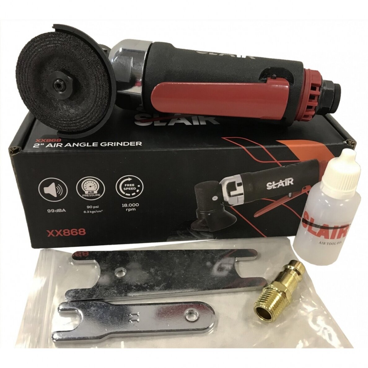 Pneumatinis kampinis šlifuoklis | 50 mm (XX868)