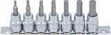 Набор бит | 10 mm (3/8") | шестигранник 1/8" - 3/8" | дюймовые размеры | 7 шт.