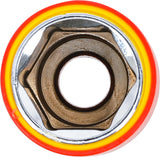 Izoliuota galvutė ilga | šešiakampė | 12,5 mm (1/2") VDE | 22 mm (72072)