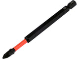 Smūginis antgaliukas 100 mm ilgio | 1/4" | PZ1 | 1 vnt (YT-78063)