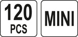 Automobilių saugiklių asortimentas | Mini | 120 vnt. (YT-83146)