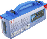 Pneumatinis smūginis veržliasukis | su pakreipiama galvute ir smūginių galvučlų rinkiniu | 12,5 mm (1/2") | 650 Nm | 10 vnt. (74348)