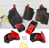 Užspaustukų rinkinys | Heavy Duty ABS+stainless steel | 4 vnt. (MC4S)