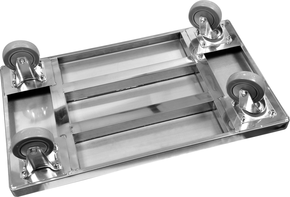 Transportavimo vežimėlis/platforma | nerūdijantis plienas | 720x450 mm (YG-09080)