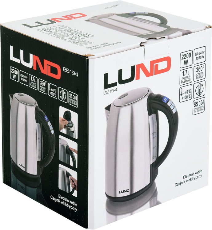 Elektrinis virdulys | Nerūdijantis plienas | temperatūros kontrolė | 1.7 l (68194)