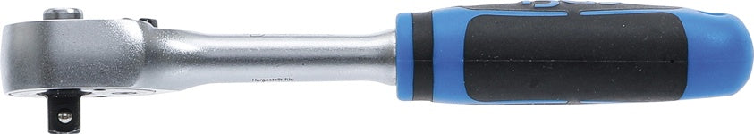 Rankena galvutėms terkšlinė | smulkūs dantukai | 6.3 mm (1/4") (615)