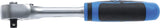 Rankena galvutėms terkšlinė | smulkūs dantukai | 6.3 mm (1/4") (615)