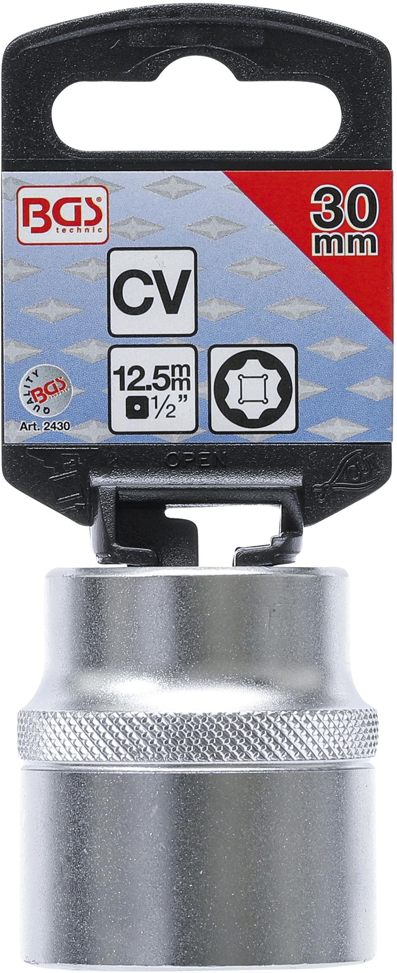 Galvutė šešiakampė | Super Lock | 12.5 mm (1/2") | 30 mm (2430)