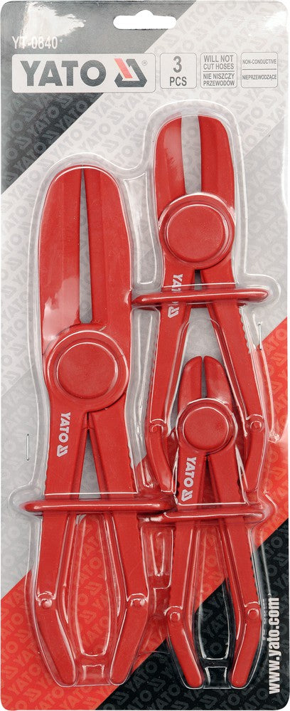 Replių rinkinys aušinimo ir kitų žarnų užspaudimui | 3 vnt. (YT-0840)