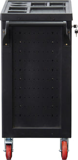 Įrankių spintelė ant ratukų | 7 stalčiai | 1 šoninės durys | tuščia (6058-1)